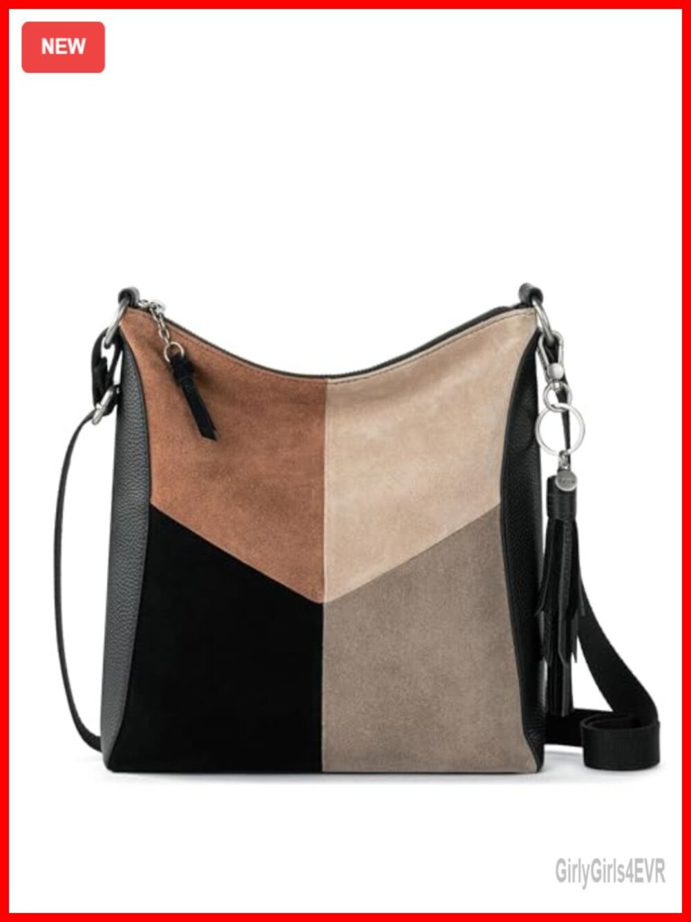 Leather Crossbody Purse Zipper Adjustable Strap Everyday